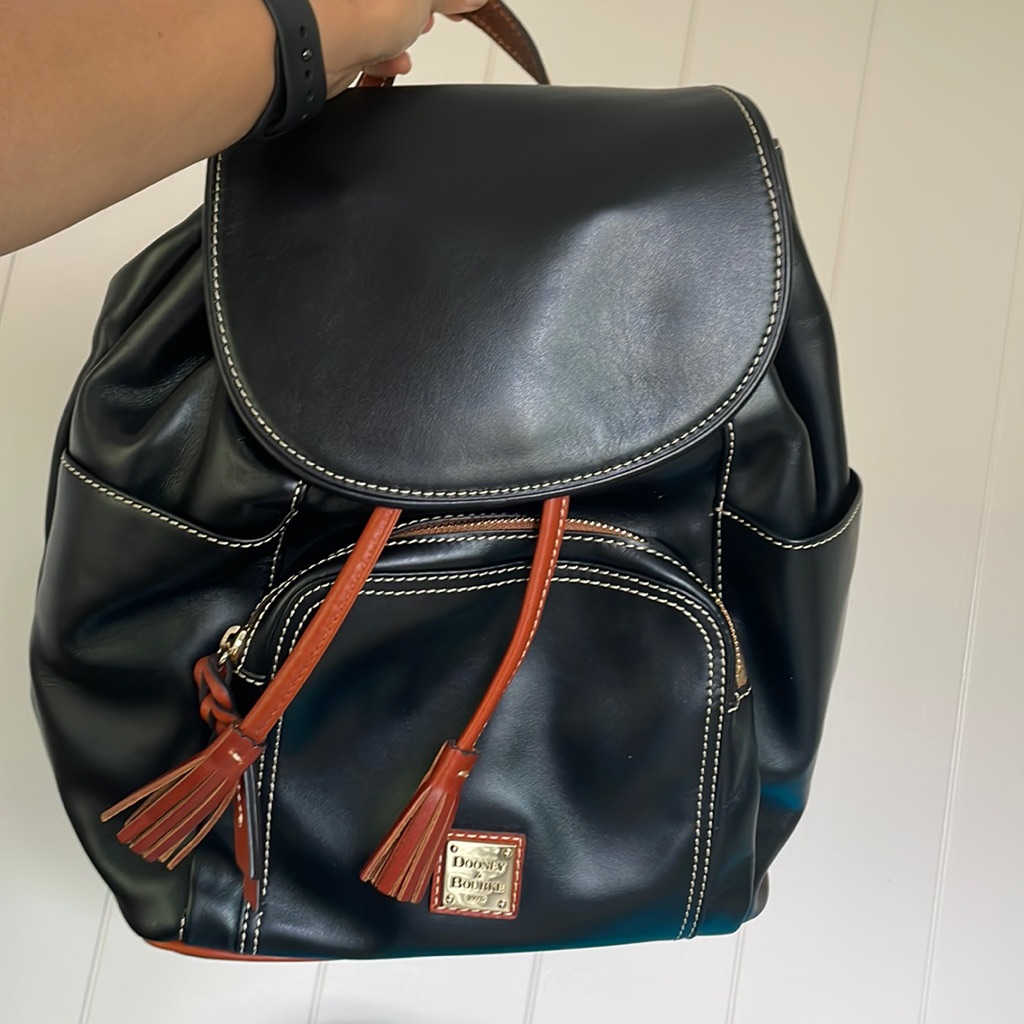 Brand New Dooney And Bourke Leather Backpack